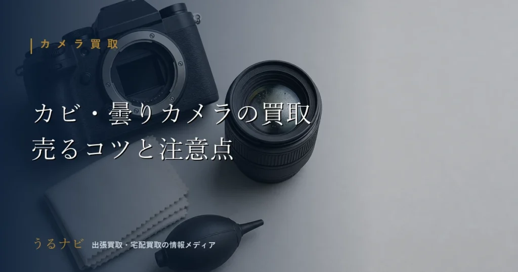 カビや曇りのあるカメラ・レンズを売るコツと買取の注意点を解説する記事のアイキャッチ画像