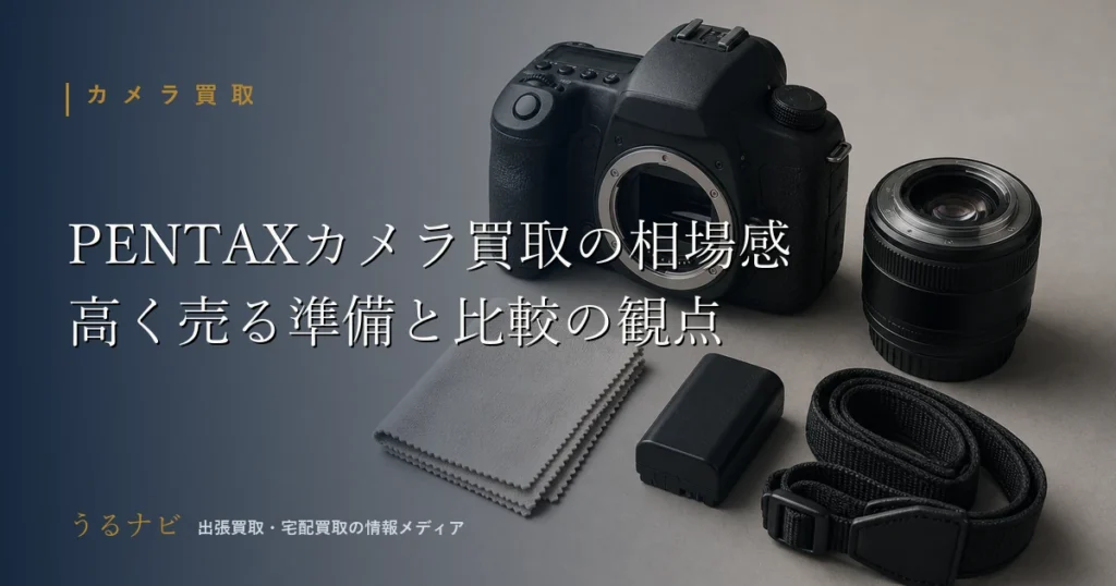PENTAX(ペンタックス)カメラ買取の相場の考え方と高く売る準備・比較の観点を解説する2026年版アイキャッチ画像