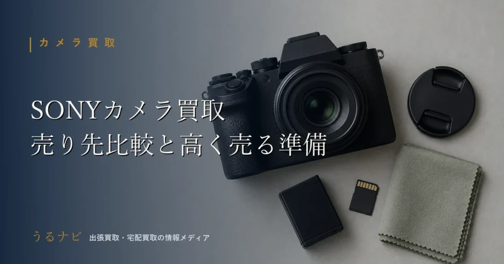 SONYミラーレスαシリーズの買取先比較と高く売る準備・注意点を解説する2026年版アイキャッチ画像