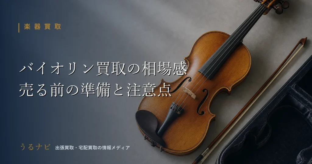 バイオリン(弦楽器)買取の相場感の考え方と売る前の準備・注意点を解説する2026年版アイキャッチ画像